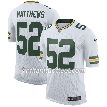 Miesten Green Bay Packers NFL Pelipaita Clay Matthews 52 Nike Valkoinen